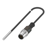 Balluff Inductive standard sensor, PNP, NO, D4.0 flush, M12 4-pin